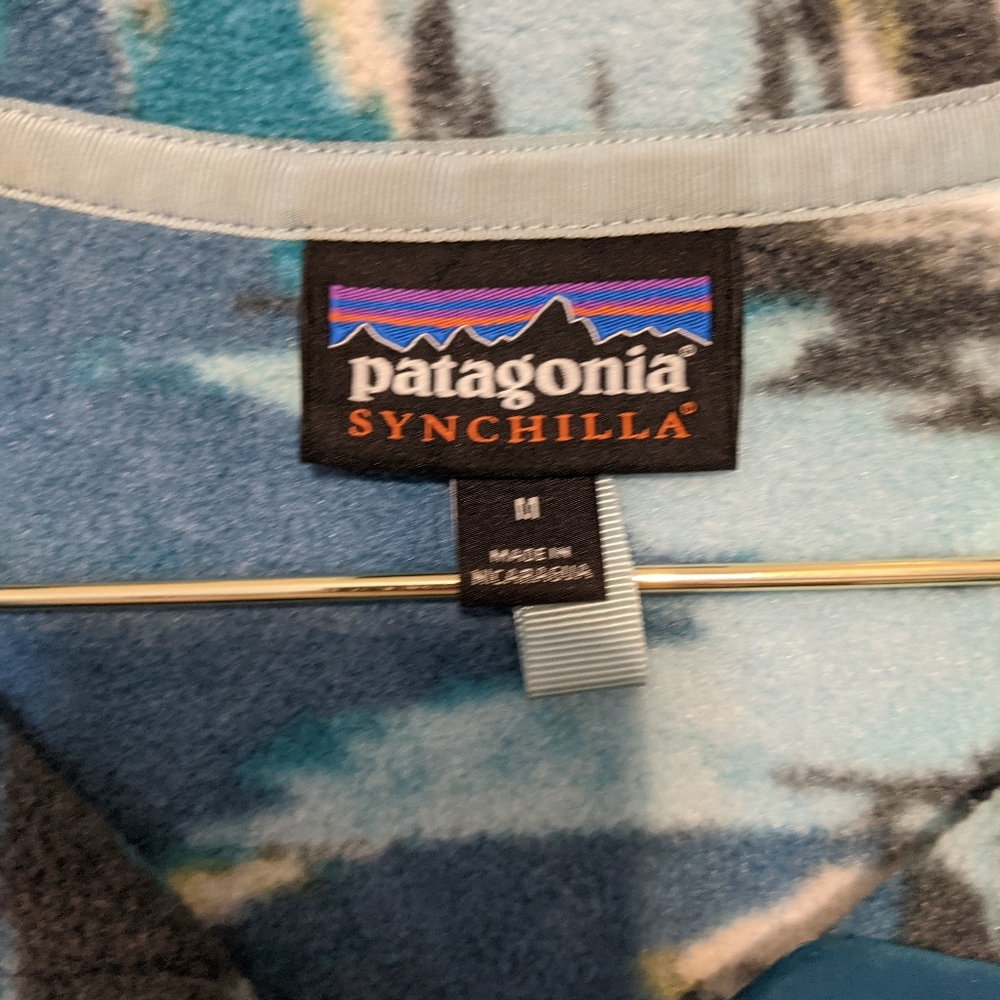 Patagonia Synchilla Snap T Trout Tales Medium - Picture 4 of 9